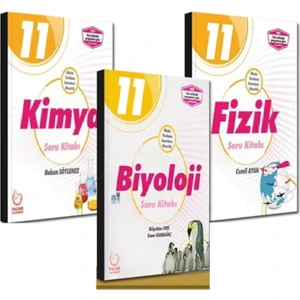 Palme Yayıncılık 11. Sınıf 3'lü Set Soru Bankası (Fizik-Kimya-Biyoloji)