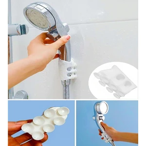 Kitchen Live Vantuzlu Duş Başlığı Tutacağı Silikon Vantuzlu Banyo Başlığı