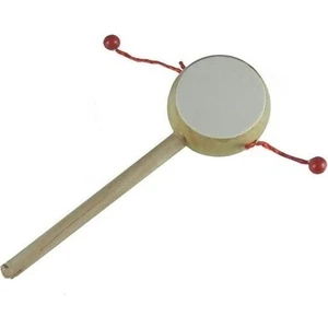 Wooden Toys Ahşap Eğitici Geliştirici mini avuç içi davul