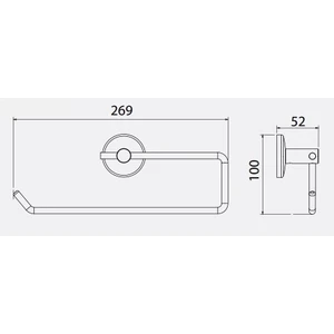 Banyo Bianca Kağıt Havluluk Kapaksız
