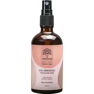 Nine&Mine Doğal Yaşam Organik Gül Mayası (Rosa Damascena Flower Water) (100 Ml)