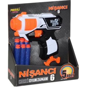 Prestij Oyuncak Nişancı 6-Dart Fırlatıcı  Oyuncak