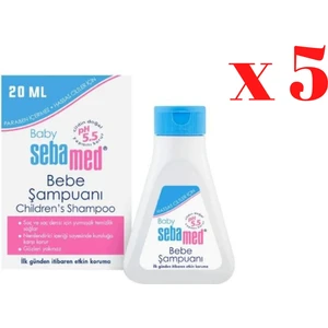 Sebamed. Bebek Şampuanı 5  x  20 ml Kabin Boy