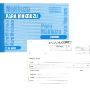 Para Makbuzu Otokopili A5 14X19 2-50 Gürmat Para Makbuzu Makbuzu Kendinden Karbonlu 50 Sayfa 1 Adet