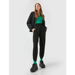 Kadın Beli Lastikli Jogger Eşofman Altı