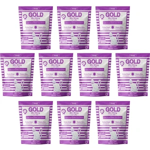 Gold Silika Kristal Kedi Kumu 3,8 Litre - 10 Adet- Kalın Taneli
