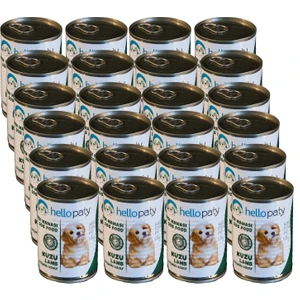 Hello Paty Kuzu Etli Yaş Konserve Köpek Maması 24 Adet- 415 gr
