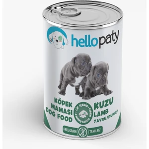 Hello Paty Yavru Kuzu Etli Yaş Konserve Köpek Maması 24 Adet- 415 gr
