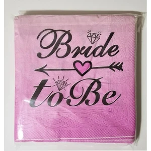Pembe Bride To Be Peçete 20 Adet