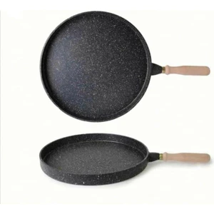 Granit Döküm Gözleme Tavsı 35CM Siyah