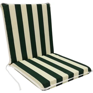 Vip Home Concept Sandalye Minderi Arkalıklı Lastikli Fermuarlı Süngerli Yeşil-Beyaz Yıkanabilir