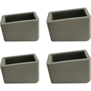 Adem Koç Plastik Kaydırmaz Merdiven Ayağı Plastiği Merdiven Pabucu 20X30 - 20X40 mm (1 Takım)