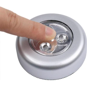 Spot Dokunmatik LED Işıklı Kablosuz Pilli Lamba (Gri)