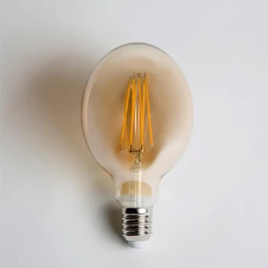 CT-4286 6W Dekoratif  Rustik LED G90 Glop Ampul (E27) Amber