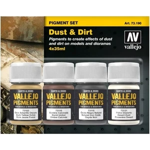 73190 4X35 Ml. Dust & Dirt, Maket Boyası Pigment Seti