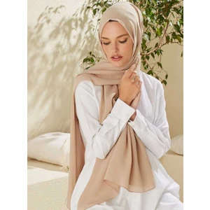 LARİSSA SCARF Cazz Şal Bej