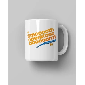 Carlos Sainz Smooth Operator Baskılı Beyaz Kahve Kupa Bardak