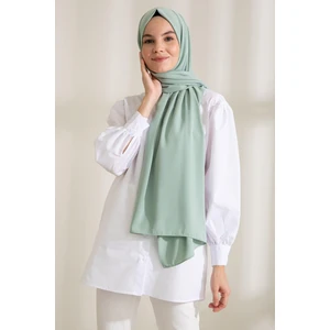 LARİSSA SCARF Medine Ipeği Şal Su Yeşili
