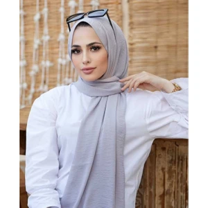 LARİSSA SCARF Cazz Şal Gri