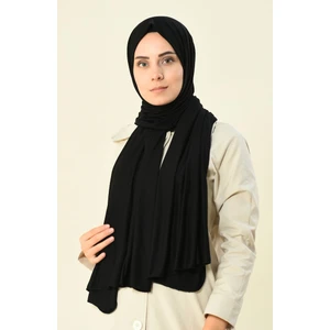 LARİSSA SCARF Penye Şal Siyah