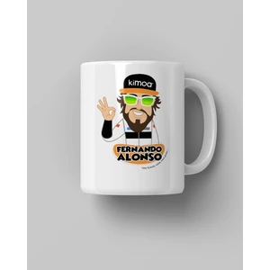 Fernando Alonso Mclaren Baskılı Beyaz Kahve Kupa Bardak