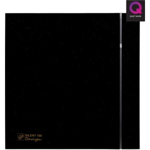 Dekoratif Siyah Havalandırma Fanı Black Silent 100 Cz Design Ultra Sessiz Banyo Wc Aspiratörü Soler Palau Estetik Dizayn