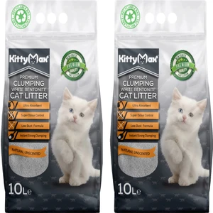 Doğal Kokusuz Kalın Taneli Kedi Kumu 10 lt x 2'li