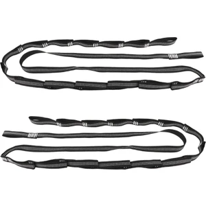 2 Parça Hamak Yatak Ağacı Asılı Sapanlar Dokuma 14 Ayarlanabilir Döngüler Beyaz