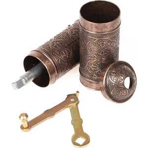 Dmt Copper Home Dmt Gaziantep Otantik Kahve-Baharat Çekme Değirmeni YÜK:22CM Eni:4,5cm  AĞIRLIK:475GR Bakır Renk