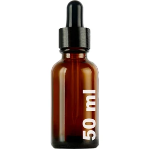 50 cc Amber Damlalık Metal Siyah Sızdırmaz Kapaklı 50 ml Dropper Cam Serum Şişesi 1 Adet
