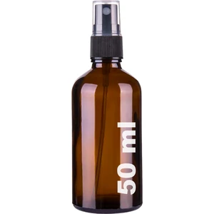 50 cc Amber Sprey Kapaklı 50 ml Siyah Fısfıs Kolonya Dezenfektan Cam Şişe 1 Adet