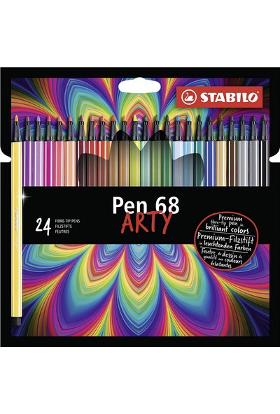 Stabilo Pen 68 Arty Keçe Uçlu Kalem Seti 24'lü