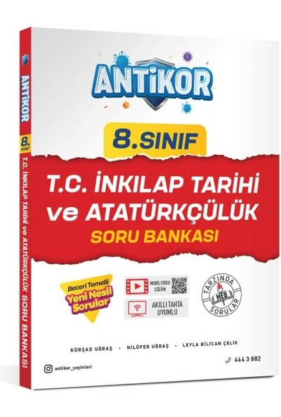 Antikor 8.sınıf T.c. Inkılap Tarihi ve Atatürkçülük Soru Bankası