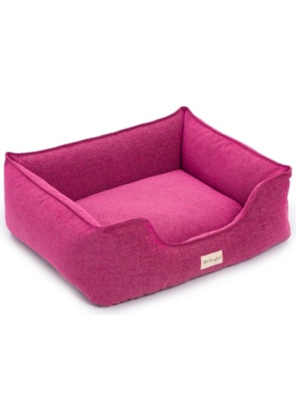 Alpha Fuşya Köpek Yatağı M 80x65cm