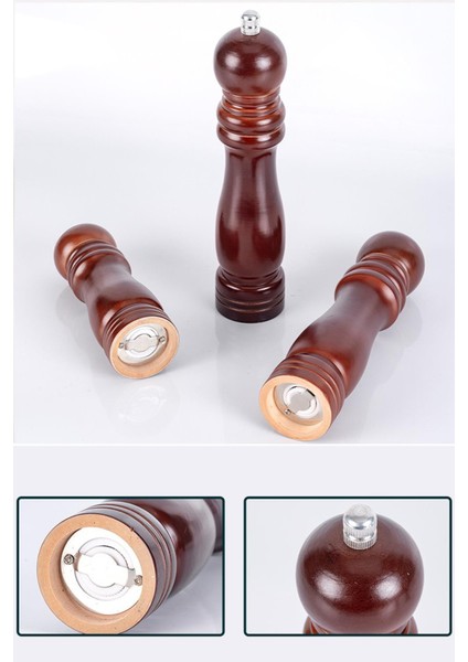 Karabiber Tuz Kahve Baharat Öğütücü Ahşap Manuel El Değirmeni Tuzluk modelleri