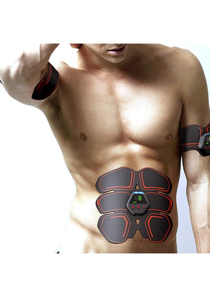 Taşınabilir Karın Stimülatörü Abs Kol Bacakları Eğitmen Fitness Ev Egzersiz (Yurt Dışından)