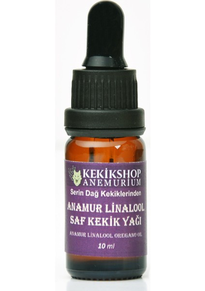 Linalool Kekik Yağı 10ML Anamur Serin Boz Kekiklerinden Linalool Karvakrol Içerikli Saf Uçucu Kekikyağı
