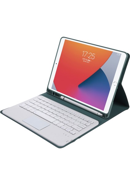 Klavye + IPAD 9.7 2018 & 2017 / Pro 9.7 Inç Koyu Yeşil