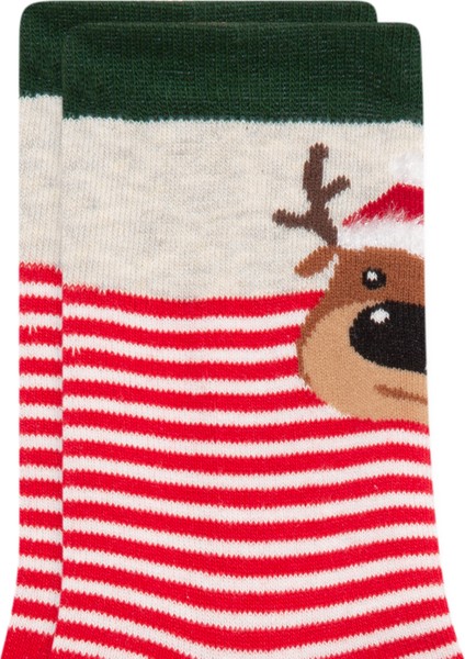 Kadın Yılbaşı Temalı Soket Çorap 1900023-34329 fırsatları