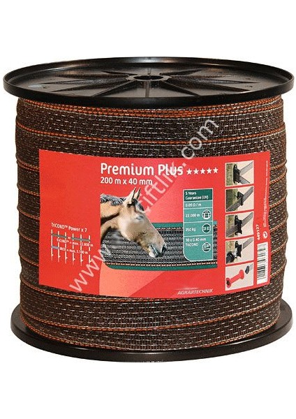 40 mm Prestij Elektrikli Çit Bandı 200 Metre