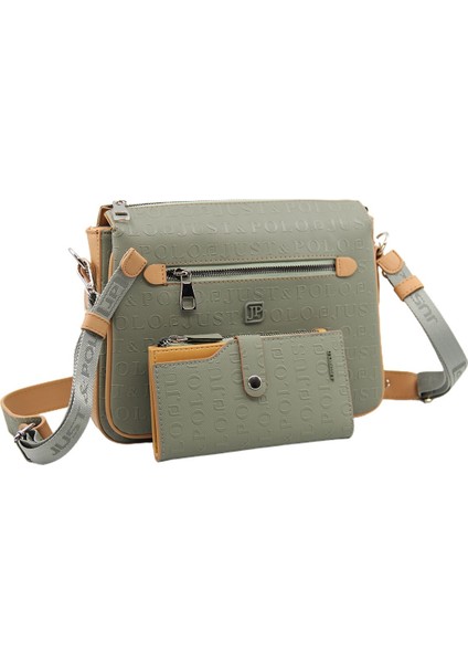 Kadın 3 Bölmeli Ayarlanabilir Uzun Askılı Postacı Çanta ve Cüzdan Kombini PBU4013-1001 fiyatları