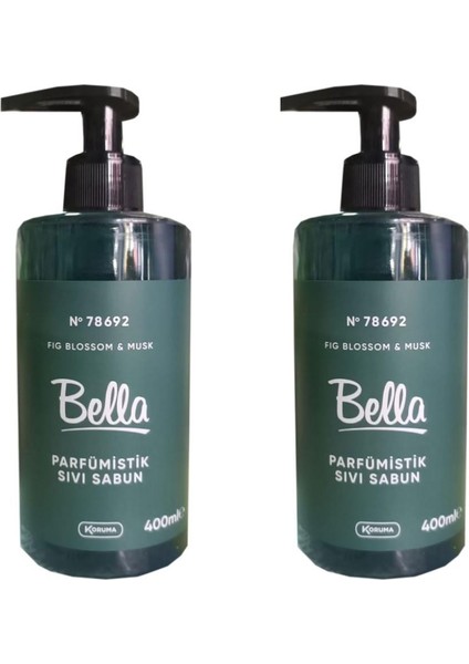 No 78692 Fig Blossom & Musk Bella Parfümistik Sıvı Sabun 400 ml 2 Adet