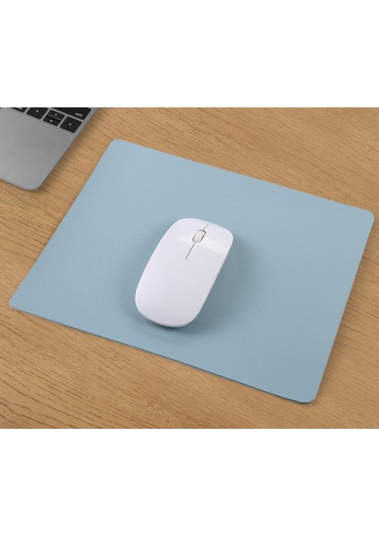 Pu Deri Oyunu Mouse Pad Mat Pad Mousepad Koruyucu Bilgisayar Mavi Için (Yurt Dışından)