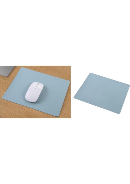 Pu Deri Oyunu Mouse Pad Mat Pad Mousepad Koruyucu Bilgisayar Mavi Için (Yurt Dışından)