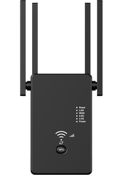 Wifi Internet Booster Kablosuz Sinyal Tekrarlayıcı Ap Range Genişletici Siyah (Yurt Dışından)