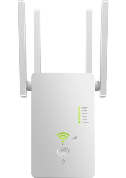 Wifi Internet Güçlendirici Kablosuz Sinyal Tekrarlayıcı Ap Aralığı Genişletici Beyaz (Yurt Dışından)