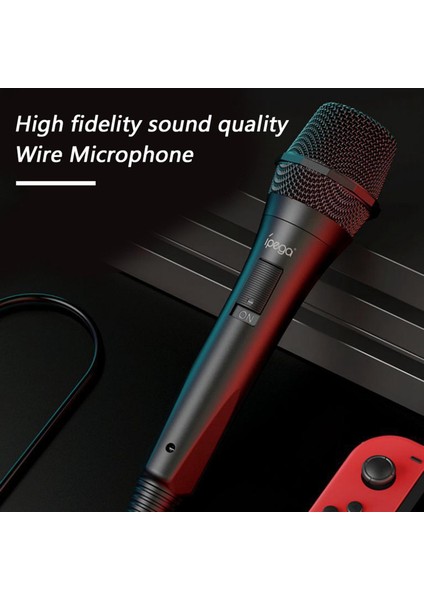 Nintendo Anahtarı Düşük Gürültü Için USB Gamepad Mikrofon Karaoke Şarkı Mıc (Yurt Dışından)