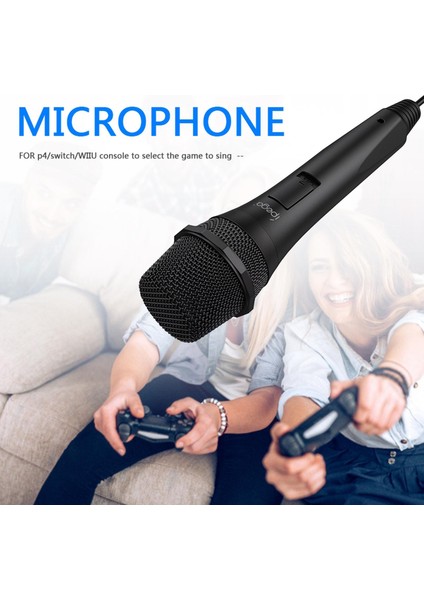 Nintendo Anahtarı Düşük Gürültü Için USB Gamepad Mikrofon Karaoke Şarkı Mıc (Yurt Dışından)