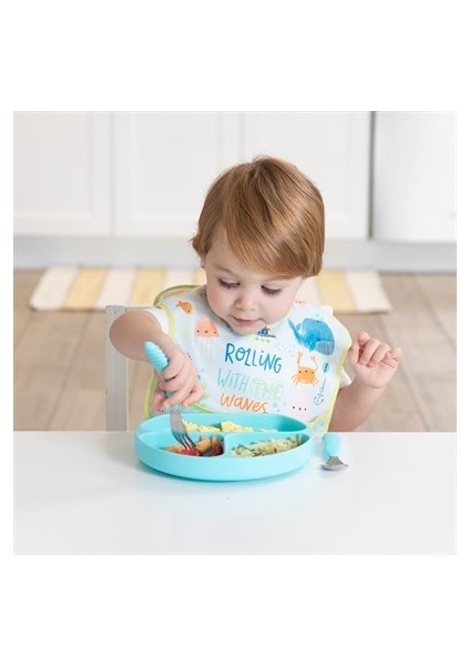 Superbib Önlük 3'lü Paket - Rolling With The Waves