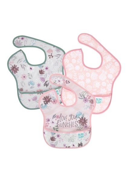 Superbib Önlük 3'lü Paket - Love You Bunches